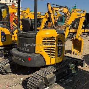 Mini-excavatrice Komatsu PC35 d'occasion de 3,5 tonnes avec composants essentiels, notamment moteur, boîte de vitesses, pompe à engrenages, roulement, PLC - Product Image 6