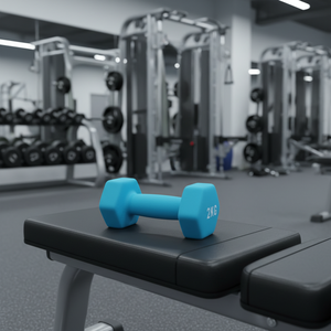 Juego de mancuernas portátiles de hierro fundido y caucho para gimnasio, disponibles en stock. - Product Image 3
