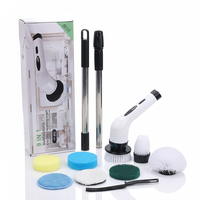 Nettoyeur électrique rotatif pour le nettoyage, brosse de nettoyage avec batterie de 1500 mAh pour salle de bain/évier/fenêtre
