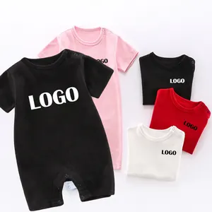 Özel Logo en iyi satış organik pamuk bebek tulum bebek Romper kızlar afrika bebek tulum