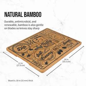 Nueva Tabla de Bambú Premium para Charcutería y Cortar, 11 x 14 Pulgadas, Origen China, para Aventuras Culinarias - Product Image 5