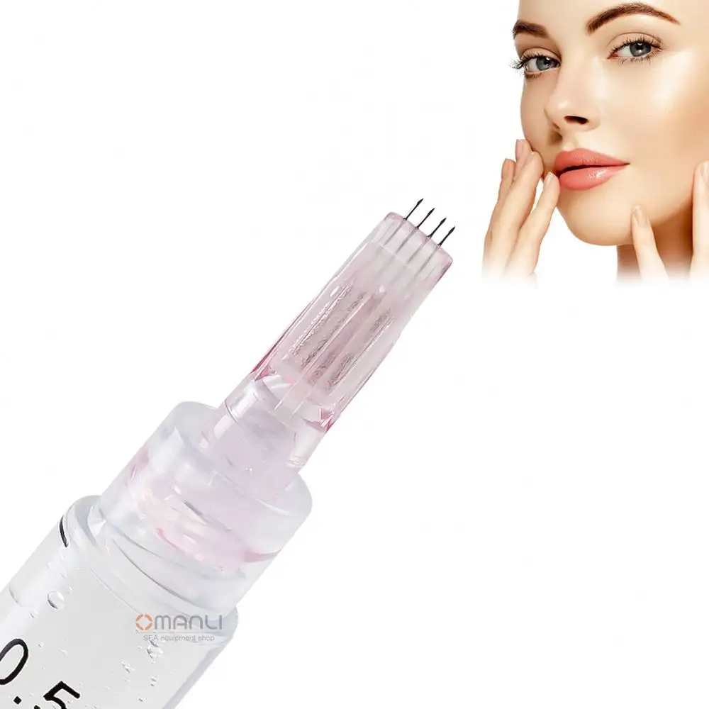 Best Selling Nanosoft Needle For Mesotherapy 34G 1.2Mm/1.5Mm 3 Pins No Leakage Painless Injection Tip