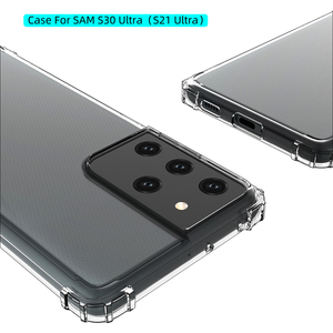 Coques de téléphone portable pour Samsung S21 Ultra, protection intégrale 360° en gel souple antichoc TPU avec protection d'objectif caméra 3D Airbag - Product Image 1