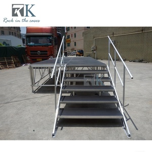 Mobile Platform Stage Detachable Quick Install Stage for <b>Shows</b> Supply - Product Image 1