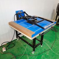 Presse à chaud manuelle électrique 110V/220V 80x100 (24x31) à station unique, grand format 31x39