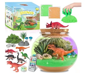Juguetes educativos DIY LED luz unicornio dinosaurio sirena Micro paisaje luz de noche para <span class=keywords><strong>niños</strong></span> niña niño regalo Kit de artesanía - Product Image 2