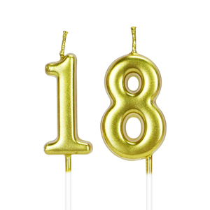 <strong>2026</strong> New Design Eco-Friendly Gold <strong>Birthday</strong> <strong>Candles</strong> Bulk <strong>Wholesale</strong> Custom Number For Wedding Party Decor - Product Image 1