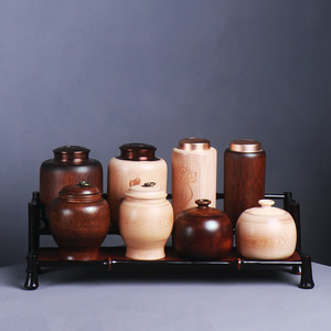 Bamboo Tea Storage Jars With Wooden Lid Chinese Style Food Grade Bamboo Containers For Tea Preservation And Storage - Product Image 2