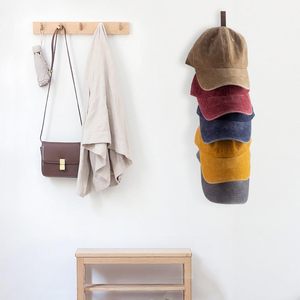 Porte-chapeau 3 pièces pour casquette <span class=keywords><strong>de</strong></span> baseball, rangement mural en bois pour chapeaux, support vertical pour chapeaux, présentoir pour placard - Product Image 2
