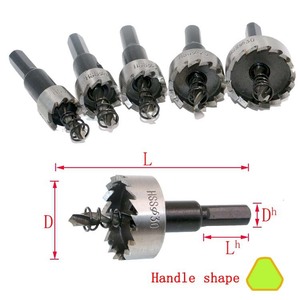 Juego de Brocas de Acero Rápido HSS de 16-30 mm, 5 Piezas, Abreagujeros de Aluminio y Expansor de Láminas Metálicas para Plástico y Yeso - Product Image 1