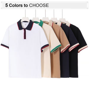 Venta al por mayor de poliéster algodón hombres polos logotipo personalizado impreso hombres Polo camiseta - Product Image 2