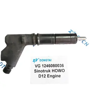 หัวฉีดน้ำมันเชื้อเพลิง Sinotruk VG1246080036สำหรับเครื่องยนต์ HOWO D12