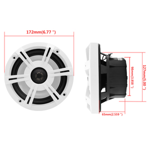 ชุดเครื่องเสียงสำหรับเรือยอชท์ ATV และยานพาหนะทางน้ำ รุ่น H-301 เครื่องเล่น MP5 สเตอริโอ+ลำโพงกันน้ำขนาด 6.5 นิ้ว แบบฝังและแบบตั้งพื้น พร้อมเสาอากาศ USB - Product Image 6