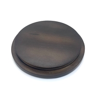 Pot à bougie en verre du Vietnam avec joint en silicone, couvercle en bois de hêtre anti-déversement de style antique, vente en gros, haute qualité, personnalisable