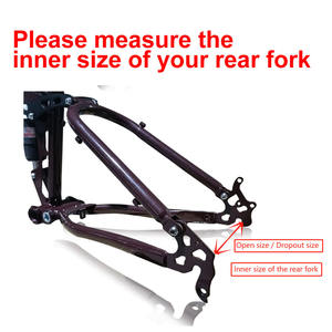 Motor de Bicicleta Eléctrica de 26x4.0 Pulgadas, 48V 60V 1000W 1500W, Sin Escobillas, Sin Engranajes, con Freno de Disco, para Bicicleta Eléctrica con Llantas Gruesas - Product Image 2