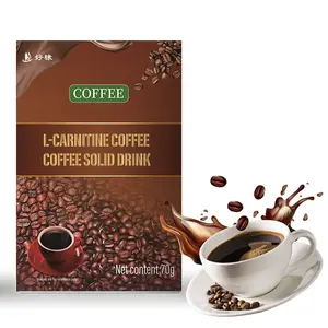 OEM/ODM Black Coffee Instant Weight Loss Fast Burning Fat Coffee L-Carnitine Black Coffee