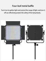 Luckyiscaxia-lampe de photographie LED 80W, éclairage de films et de télévision, ancre, studio vidéo, professionnel, audio, vidéo et éclairage
