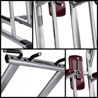 Offre Spéciale : Station Commerciale Multifonctionnelle pour Tractions, Abdominaux, Relevé de Jambes et Musculation du Torse et du Dos – Équipement de Force pour Salle de Sport – Direct Usine