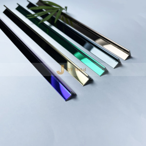 Profilé décoratif en acier inoxydable EX1015 en forme de T pour la protection des bords de carrelage intérieur - Product Image 4