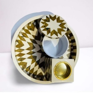 Boîte à bijoux ornée artisanale en incrustation d'os en finition en bois pour le stockage décoratif de bijoux et d'objets de valeur fournisseur indien - Product Image 6