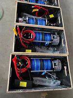 Déneigeur tout-terrain 12V avec treuil, moteur étanche, kit interrupteur à distance, capacité de traction 4500lbs, cycle de service longue durée, direct usine