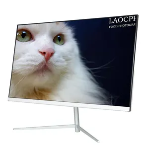 Promotion 22inch Silver 1920*1080 FHD LCD Screen Computer Gaming VGA Monitor