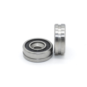 Rodamientos de Bolas de Ranura Profunda de Acero Inoxidable S605RS Suministrados por el Fabricante, No Estándar, 4*14*5mm, Anillo Exterior de Ranura Única - Product Image 1