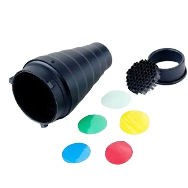 Large snoot Photography Studio Photo Conical Snoot Light Control Snoot & Honeycomb Bowens Mount for Studio Flash Strobe