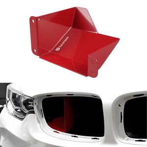 BEVINSEE Aluminium N20 N55 B48 B58 Mesin Penutup Scoop Intake Udara Dinamis Sisi Penumpang untuk BMW F30 F32 F20 F21 - Product Image 1