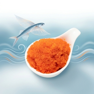 Œufs de <span class=keywords><strong>Tobiko</strong></span> de saumon (œufs de poisson volant) pour sushi, prix abordable, aliments japonais, fruits de mer congelés, boîte de 1 kg, XIAMEN EAST OCEAN Foods CO. LTD. - Product Image 1