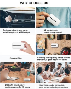Tốt Nhất Xách Tay Router <span class=keywords><strong>Wifi</strong></span> 4G LTE Cat4 150Mbps 2100MAh Di Động Không Dây <span class=keywords><strong>Wifi</strong></span> Thiết Bị Cho Du Lịch - Product Image 5