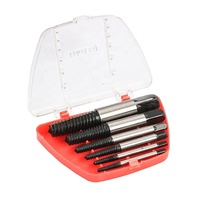 Jeu de 6 extracteurs de vis cassées, clé à taraud, foret à dents inversées, outil pour retirer les boulons bloqués, réparation de vannes et autres outils