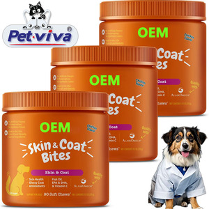 ओमेगा 3 फैटी एसिड मछली तेल के साथ त्वचा और कोट नरम cheoacenoic एसिड मल्टीविटामिन पूरक कुत्तों - Product Image 1