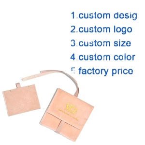 Bolsa de Joyería Personalizada con Logotipo Dorado, Bolsa de Sobre Color Durazno con Inserto para Pendientes y Almohadilla para Collar - Product Image 5
