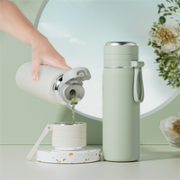 Bouteille isotherme classique en acier inoxydable 304 de grande taille, isolation thermique de 6 à 12 heures, portable pour le voyage, café et thé