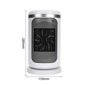 Electric <b>Heater</b> <b>Ceramic</b> PTC 1500Q White Indoor Desk Heating 20 Sqm Quiet Operation No Timer Shaking Head Safety Protection - Product Image 2