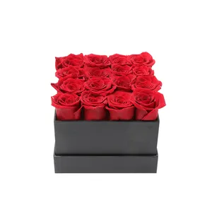 Decorazione di san valentino Herzbox vera scatola regalo con disposizione floreale Rosen stabilizzata infinito per sempre eterno conservato rose