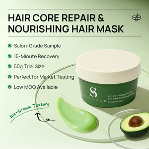 <span class=keywords><strong>Masque</strong></span> capillaire réparateur intensif professionnel de salon gratuit, crème à la kératine avec collagène HCS à base de plantes biologiques, 50 g, pour réparer les dommages et stimuler la croissance - Product Image 3