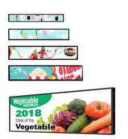 64 pouces barre affichage écran numérique moniteur publicité écran tactile Ultra large étiré barre Type LCD Signataire