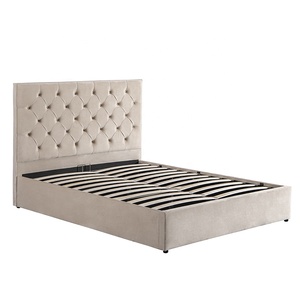 Willsoon moderno King Size letti portaoggetti con doppia dimensione <span class=keywords><strong>in</strong></span> velluto <span class=keywords><strong>tessuto</strong></span> fabbrica fornitura bottone Design <span class=keywords><strong>testiera</strong></span> <span class=keywords><strong>per</strong></span> camera da <span class=keywords><strong>letto</strong></span> - Product Image 6