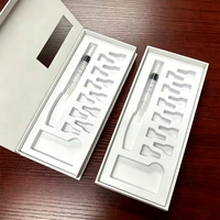 Boîte rigide écologique réutilisable et personnalisable avec fermeture magnétique et doublure en papier d'art pour stylos injecteurs et flacons - Emballage industriel