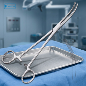 Pinzas Hemostáticas Mikulicz Personalizadas de Acero Inoxidable, Pinza Quirúrgica Manual, Instrumento de Cirugía General Clase I con Certificación CE - Product Image 2