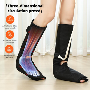 OEM/ODM Terapia Muscular Profunda Compresión de Aire Pie Pierna Masajeador Ocho Modos 19 Niveles de Intensidad 38-48 Control de Temperatura - Product Image 4