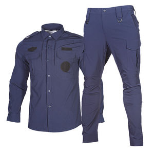 Ropa <span class=keywords><strong>de</strong></span> hombre personalizada <span class=keywords><strong>de</strong></span> secado rápido Spandex elástico al por mayor ropa <span class=keywords><strong>de</strong></span> guardia uniforme <span class=keywords><strong>de</strong></span> servicio uniformes <span class=keywords><strong>de</strong></span> <span class=keywords><strong>seguridad</strong></span> ropa <span class=keywords><strong>de</strong></span> trabajo entrenamiento especial - Product Image 1