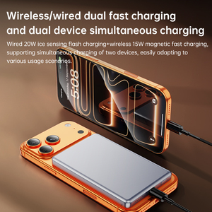 <span class=keywords><strong>แบ</strong></span><span class=keywords><strong>ต</strong></span>เตอรี่สำรองแม่เหล็กไร้สาย 10000mAh 20W สำหรับ <span class=keywords><strong>iPhone</strong></span> พาวเวอร์<span class=keywords><strong>แบ</strong></span>งค์ 5000mAh <span class=keywords><strong>ชาร์จ</strong></span>เร็ว พกพาสะดวก กำลังเป็นที่นิยม - Product Image 3