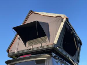 2025 Lightweight Aluminum Roof Top <b>Tent</b> for Camping Cars Hard With <b>Waterproof</b> Oxford Fabric 2-3 Person Capacity Aluminum T - Product Image 1