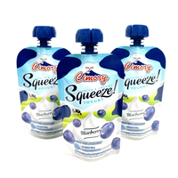 Sacs de conservation alimentaire réutilisables portables pour tout-petits, sans BPA et sans vinyle, compatibles lave-vaisselle, congelables, rechargeables