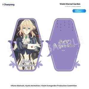 Commercio all'ingrosso viola <span class=keywords><strong>Evergarden</strong></span> Anime supporto acrilico e portachiavi ufficialmente concesso in licenza per la decorazione della scrivania fonte di animazione del Giappone - Product Image 6