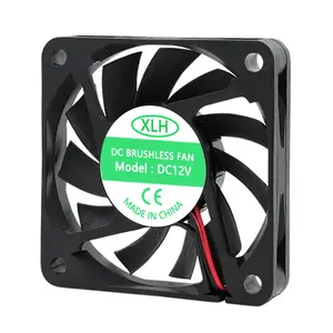 6010 DC12V 24V 5V Low Noise Mini Cooler 60mm 6cm 60x60x10mm Plastic Fan Small Brushless Diy Computer Cup Server Cooling Fan