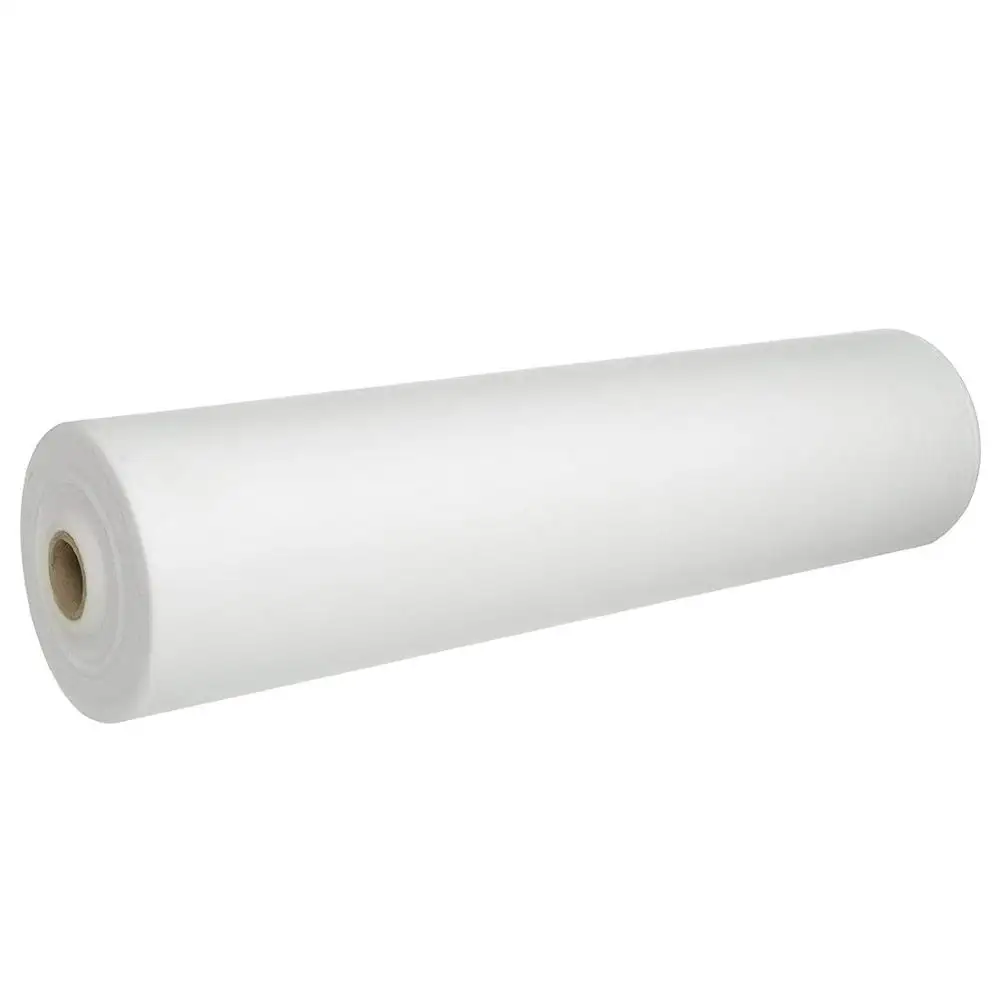 1 Perforated ROLL, White Disposable Non-Woven Exam Bed Cover, Feet Massage Bed Sheets Disposable Table Covers for Massage